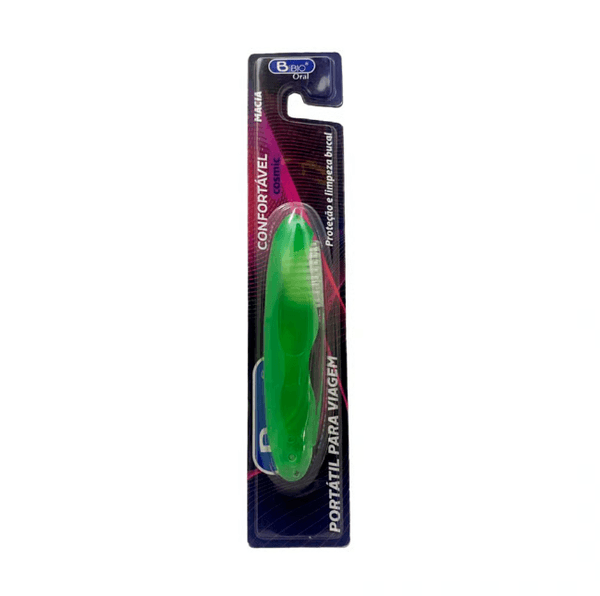 Escova Dental Adulto Macia Para Viagem